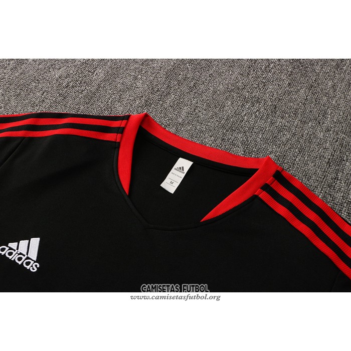 Chandal del Manchester United Manga Corta 2021/2022 Negro